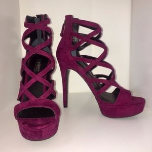 Guess Women's Kadani Caged Heels - Size 7.5